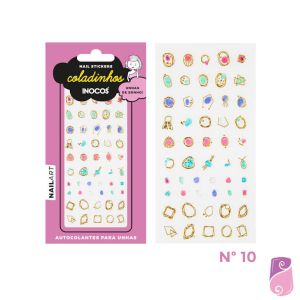 Coladinhos Nail Stickers Inocos Nr.10