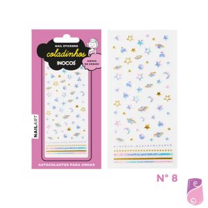 Coladinhos Nail Stickers Inocos Nr.8